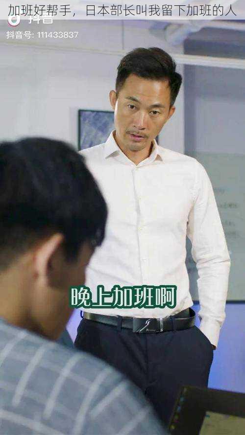 加班好帮手,日本部长叫我留下加班的人